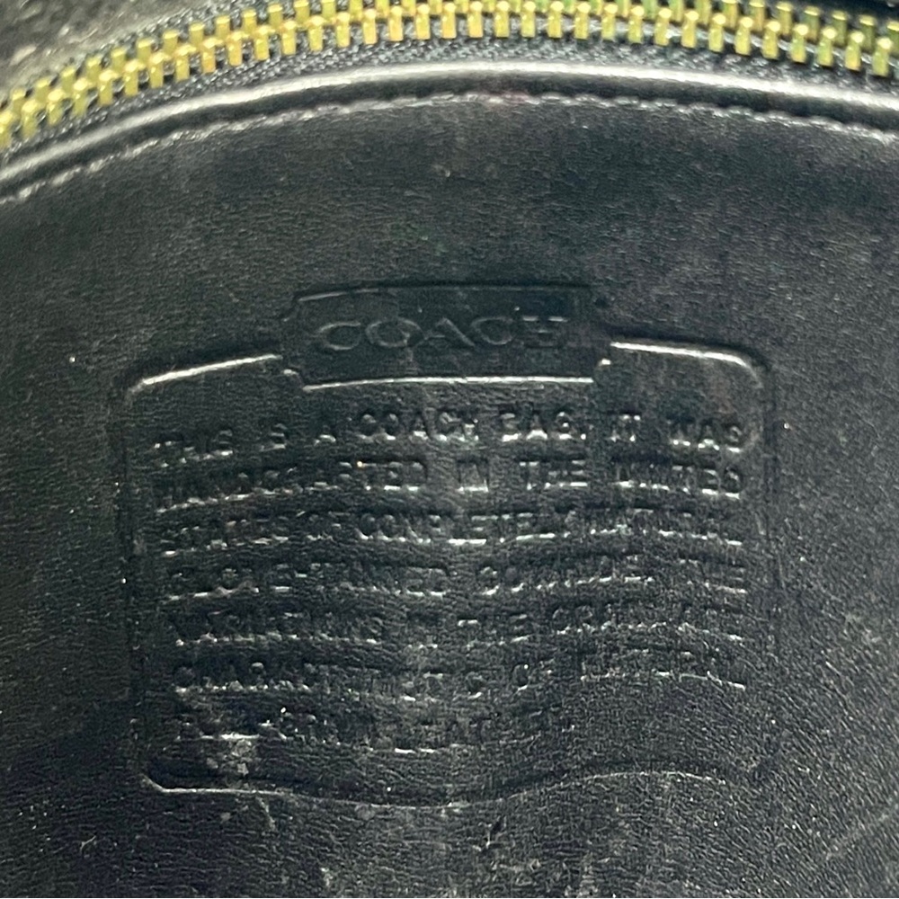 🛎️ Coach Watson Turn-lock Black Vintage Crossbody Bag - Picture 5 of 15